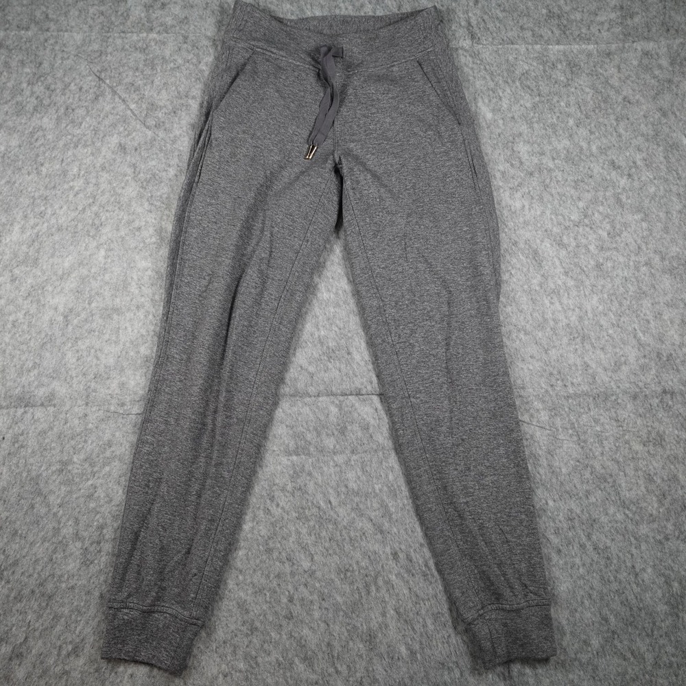 Lululemon Pants Womens 4 Gray Jogger Athleisure‎ Comfort Drawstring Pull On